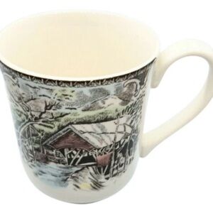 Johnson Bros. Friendly Village Cup Mug Covered Bridge